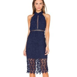 Bardot Gemma Dress NAVY- worn ONCE